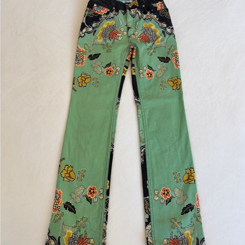Roberto Cavalli S/S 2003 Chinoiserie Pants Jeans